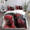 Deadpool Wolverine Bedding Sets Duvet Cover Flatsheet Pillowcases Perfect Gift For Fans elitetrendwear 1