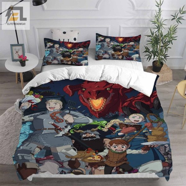 Delicious In Dungeon Decorative Bedding Sets For Fan Halloween Christmas Thanksgiving elitetrendwear 1