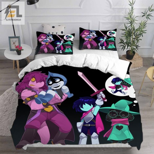 Deltarune Bedding Sets Duvet Cover Flatsheet Pillowcases Perfect Gift For Fans elitetrendwear 1 2