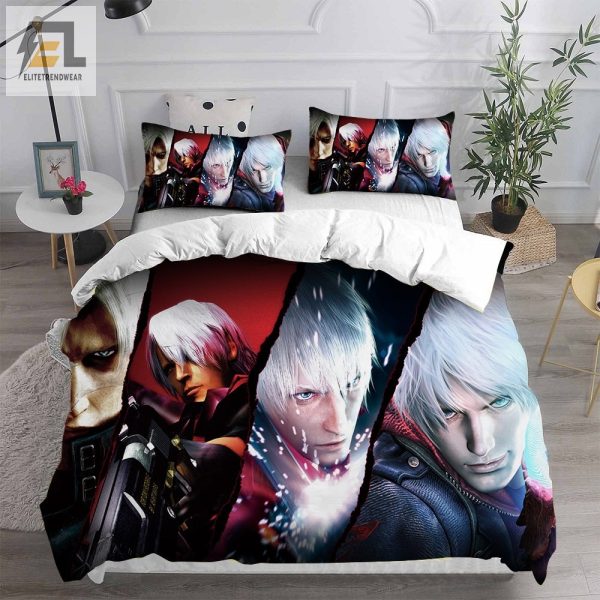 Devil May Cry Decorative Bedding Sets For Fan Halloween Christmas Thanksgiving elitetrendwear 1