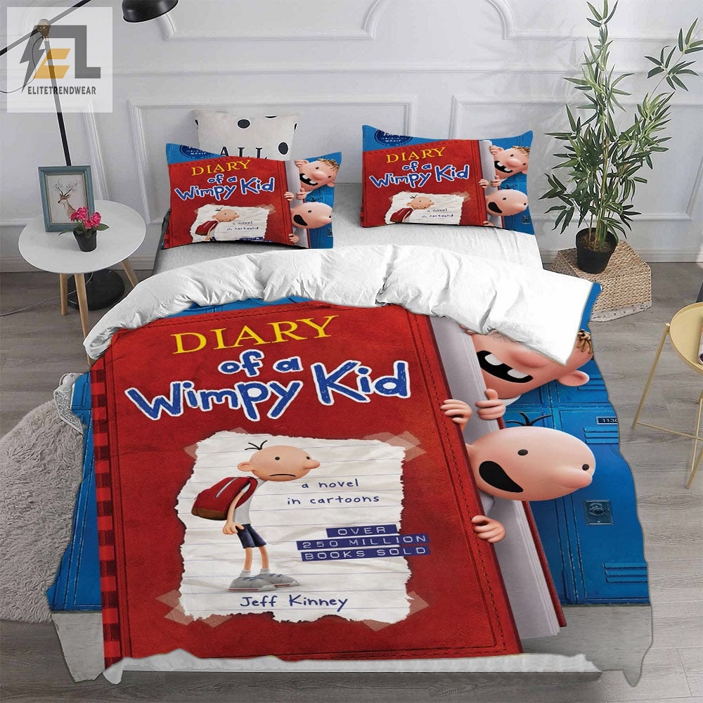 Diary Of A Wimpy Kid Bedding Sets Gift For Fathers Day Halloween Christmas elitetrendwear 1