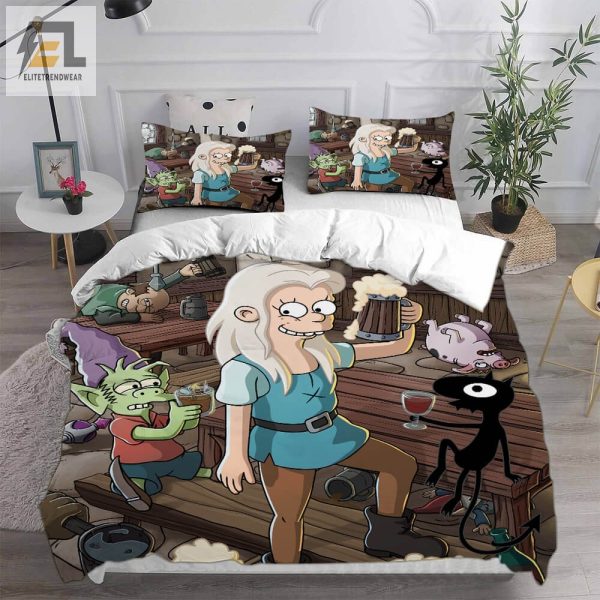 Disenchantment Bedding Sets Gift For Christmas Thanksgiving Halloween elitetrendwear 1