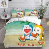 Doraemon Bedding Sets Gift For Fathers Day Halloween Christmas elitetrendwear 1