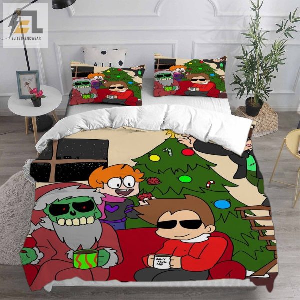 Eddsworld Bedding Sets Gift For Christmas Halloween Black Friday elitetrendwear 1 2