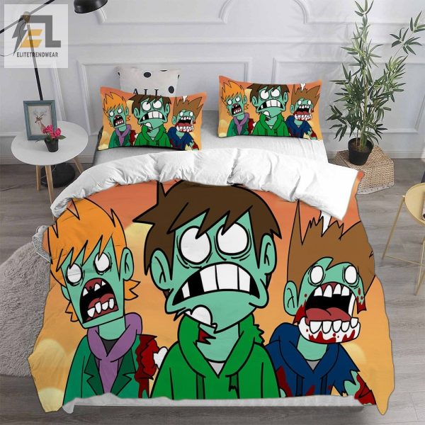 Eddsworld Bedding Sets Gift For Christmas Thanksgiving Halloween elitetrendwear 1 4