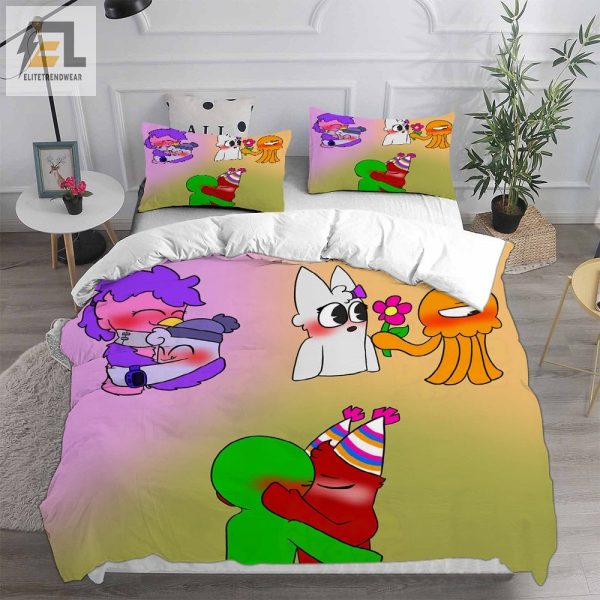 Escape Evil Garten Of Banban Bedding Sets Gift For Birthday Halloween Christmas Thanksgiving elitetrendwear 1