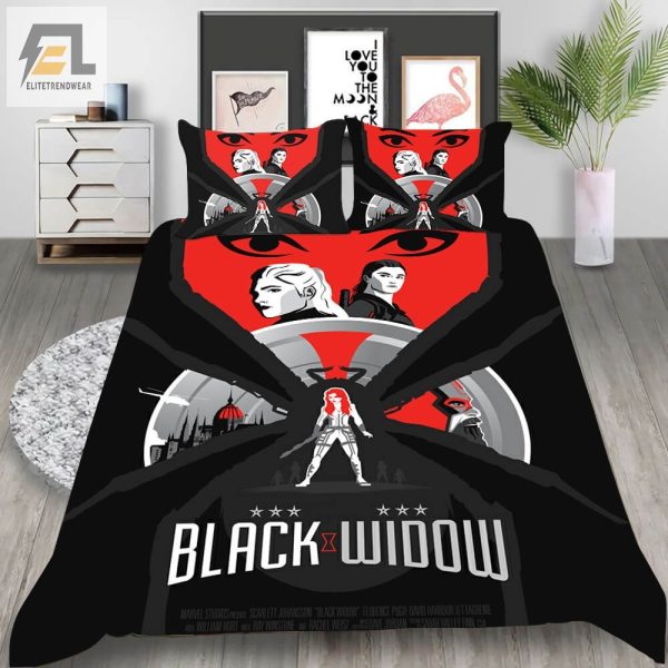 Film Black Widow Decorative Bedding Sets For Fan Halloween Christmas Thanksgiving elitetrendwear 1