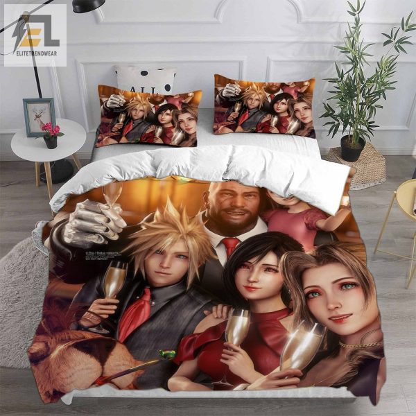 Final Fantasy Vii Remake Bedding Sets Gift For Christmas Thanksgiving Halloween elitetrendwear 1