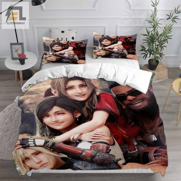 Final Fantasy Vii Remake Bedding Sets Gift For Wife Husband Besties elitetrendwear 1