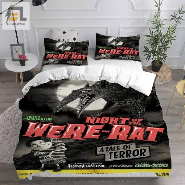 Frankenweenie Decorative Bedding Sets For Fan Halloween Christmas Thanksgiving elitetrendwear 1