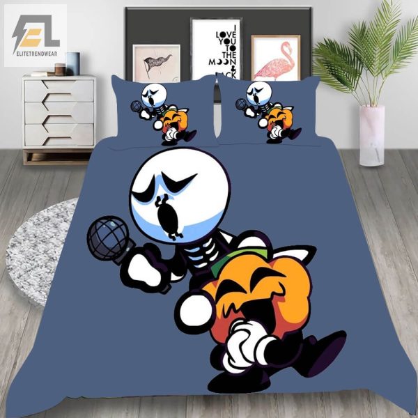 Friday Night Funkin Bedding Sets Gift For Christmas Thanksgiving Halloween elitetrendwear 1 2