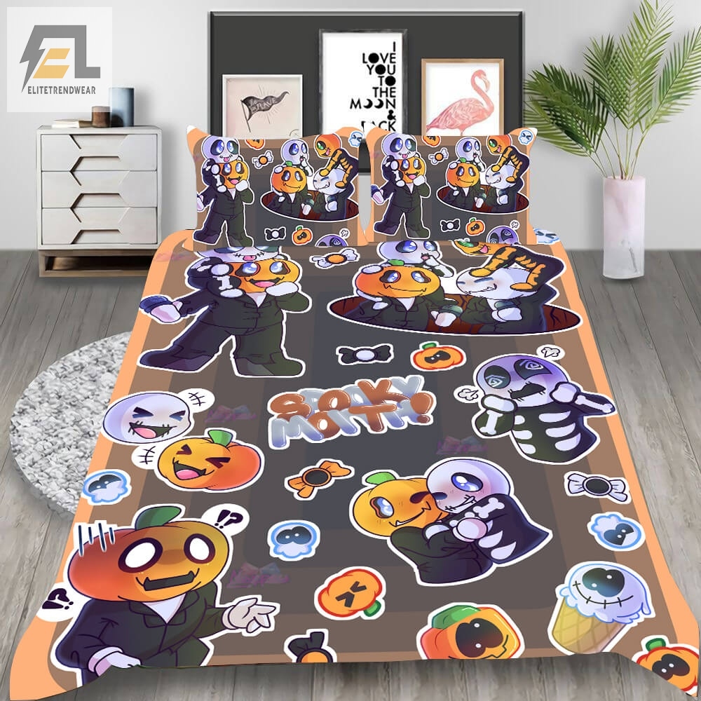 Friday Night Funkin Bedding Sets Gift For Halloween Thanksgiving Christmas elitetrendwear 1