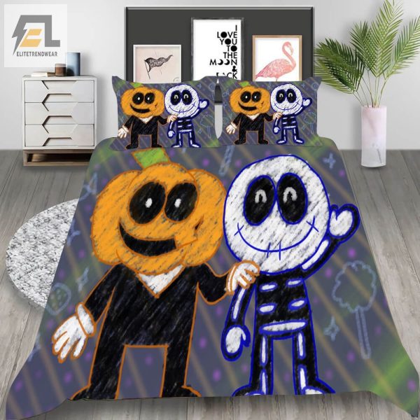 Friday Night Funkin Decorative Bedding Sets For Fan Halloween Christmas Thanksgiving elitetrendwear 1