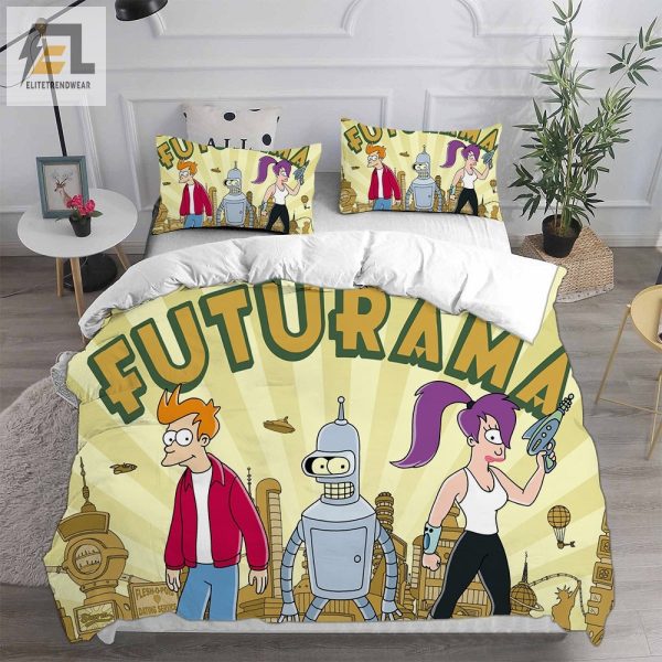 Futurama Bedding Sets Gift For Wife Husband Besties elitetrendwear 1