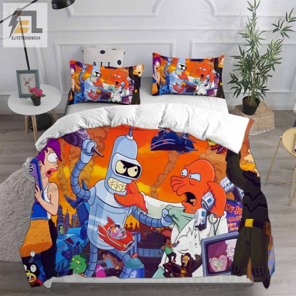 Futurama Season 1 Bedding Sets Gift For Christmas Thanksgiving Halloween elitetrendwear 1