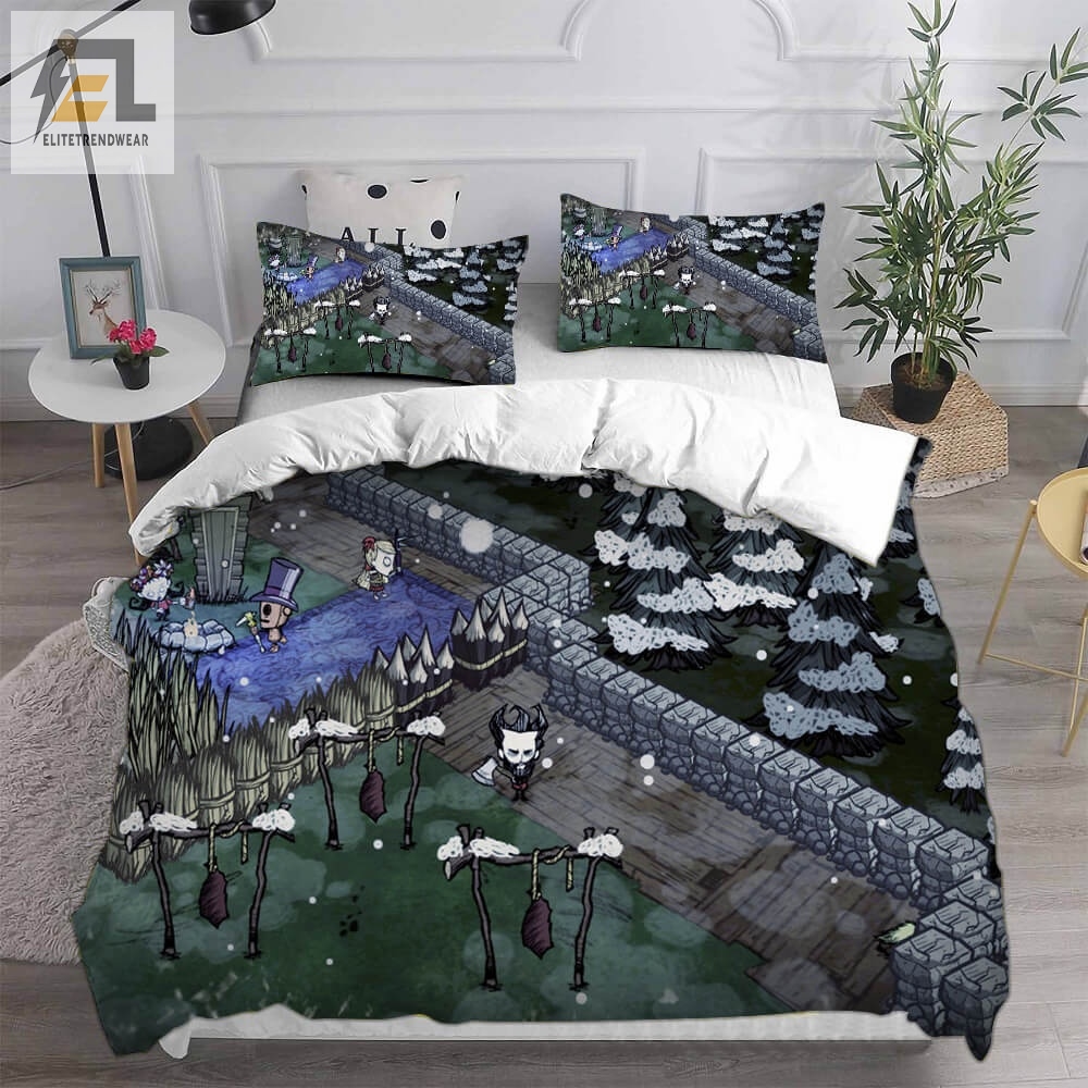 Game Dont Starve Bedding Sets Duvet Cover Flatsheet Pillowcase For Your Lover elitetrendwear 1 4