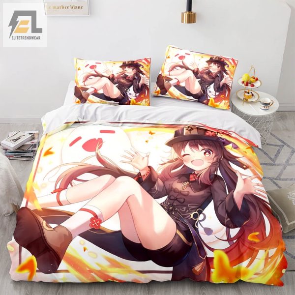 Game Genshin Impact Bedding Sets Duvet Cover Flatsheet Pillowcases For Every Bedroom elitetrendwear 1 2