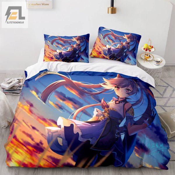 Game Genshin Impact Bedding Sets Gift For Fathers Day Halloween Christmas elitetrendwear 1 2