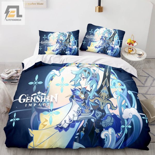 Game Genshin Impact Bedding Sets Gifts For Family Members On Christmas Black Friday elitetrendwear 1