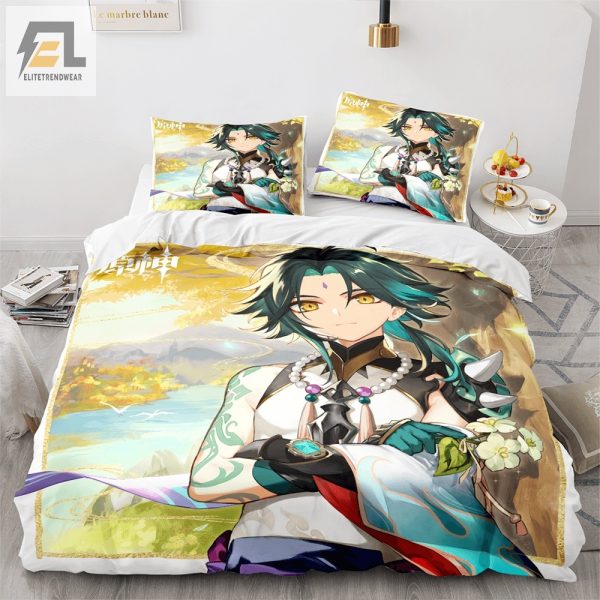 Genshin Impact Bedding Sets Gift For Christmas Halloween Black Friday elitetrendwear 1