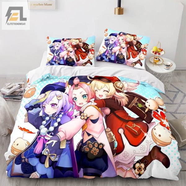 Genshin Impact Bedding Sets Gift For Christmas Halloween Black Friday elitetrendwear 1 2