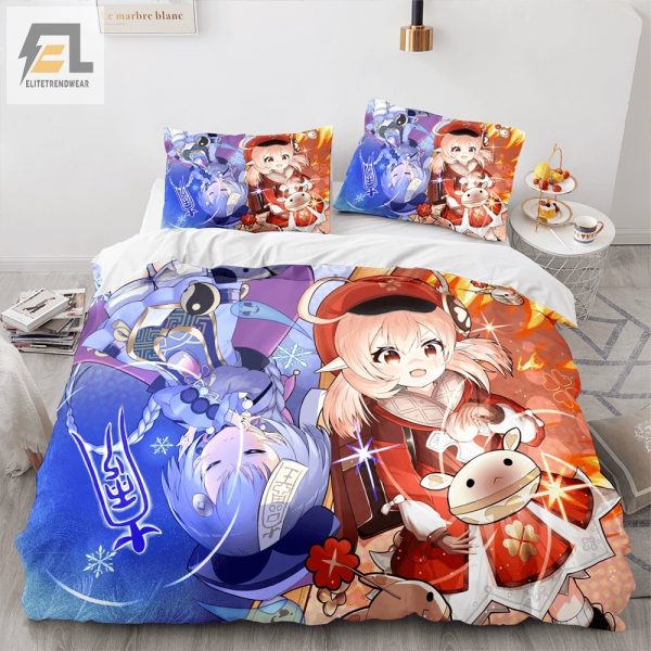 Genshin Impact Bedding Sets Gift For Wife Husband Besties elitetrendwear 1