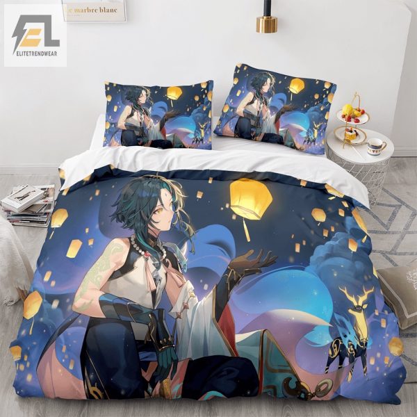 Genshin Impact Decorative Bedding Sets For Fan Halloween Christmas Thanksgiving elitetrendwear 1