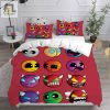 Geometry Dash Decorative Bedding Sets For Fan Halloween Christmas Thanksgiving elitetrendwear 1