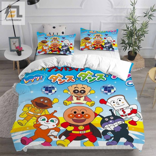 Go Anpanman Fluffy Fuwari And The Cloud Country Bedding Sets Gift For Fathers Day Halloween Christmas elitetrendwear 1